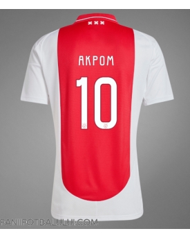 Ajax Chuba Akpom #10 Tricou Fotbal Replică 2024-25 Barbati Acasa
